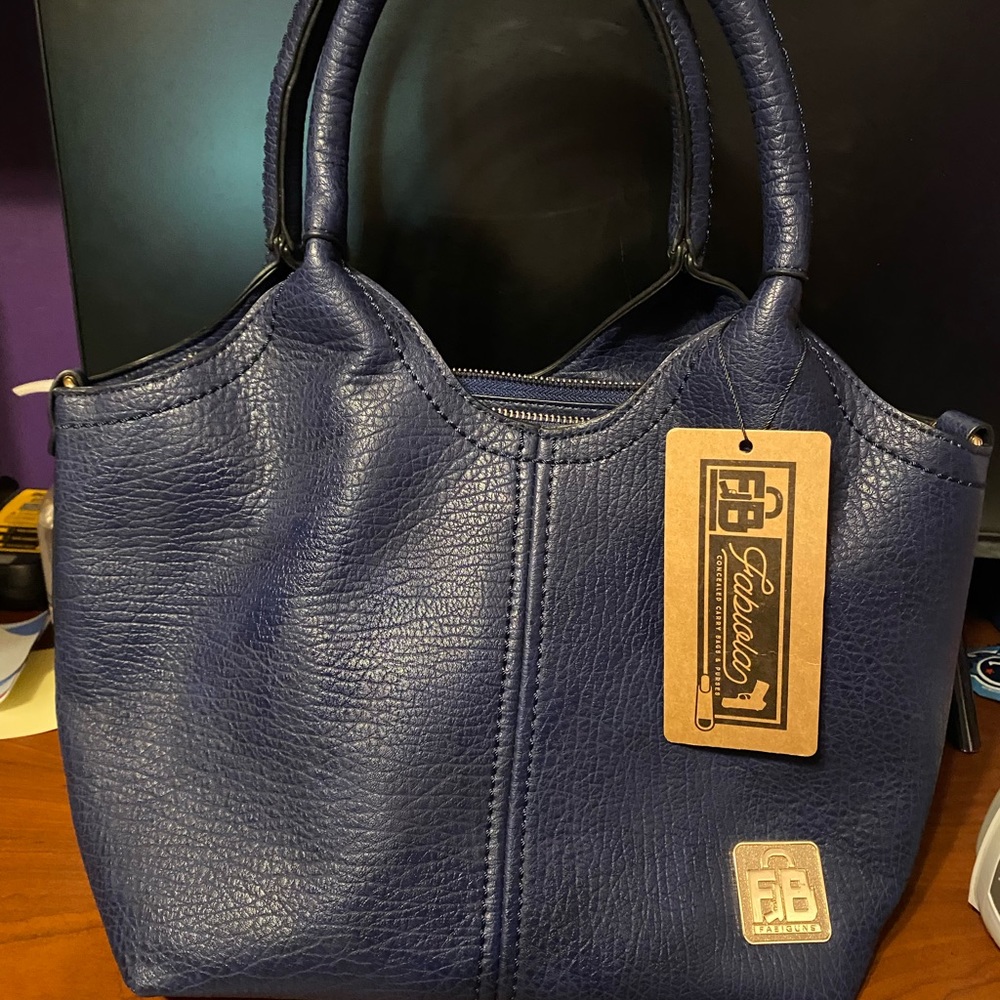 Fabiola Blue Concealed Carry Purse